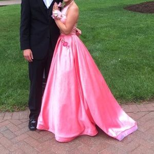 2016 sherri hill two piece halter top